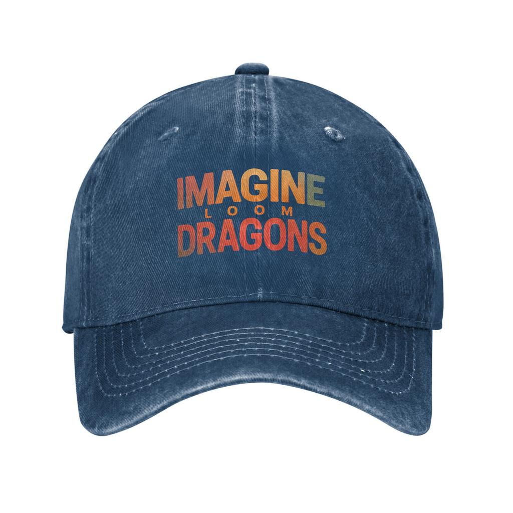 Бейсболка Imagine Dragons Band Летний Уличный Стиль Тракерская Шляпа Тур Loom Мужская Женская Дропшиппинг Бейсболки