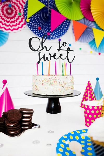 Colorful Birthday Candles, 6 pcs