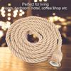 1.5M E27 Base Vintage Hanging Hemp Rope for Light Retro Lamp Ceiling Pendant (1 Head)