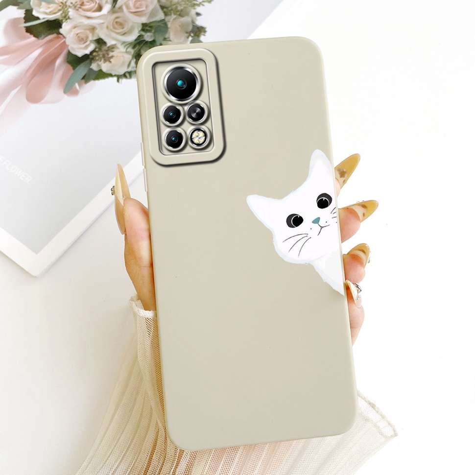 Для Infinix Note 11 Pro Чехол Кот Удачи Подсолнух Силиконовый Мягкий Чехол Для Infinix Note 11 Note11 Pro X697 Чехол Fundas