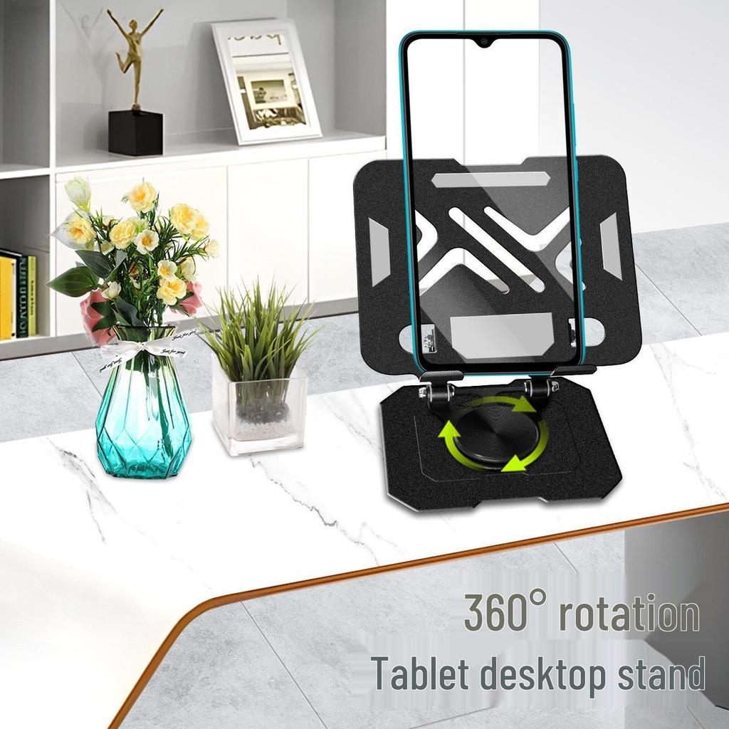 Регулируемая вращающаяся подставка из алюминия и углеродистой стали для iPad/телефона