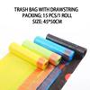 New Disposable Household Thickened Drawstring Garbage Bag with Automatic and Convenient Closing Portable Garbage Bag