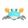 Crawling Crab Toy, USB Rechargeable Crab Toy with Automatic Avoidance for Developmental Learning, Blue
