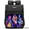 K-pop Истребительница демонов Девичья группа Модный детский рюкзак HD-принт Большая вместимость Водонепроницаемый студенческий рюкзак Сумка для ноутбука