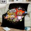 Одеяло Happy Foxy Boxy и Rocky Lankybox, мягкое одеяло для дома, спальни, кровати, дивана, пикника, путешествия, офиса, одеяло, детское одеяло