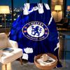 Плед Chelsea F.C. - Мягкий и Удобный, для Спальни, Путешествий, Дивана, Домашнего Декора - Подарок на День Рождения, Рождество для Друга