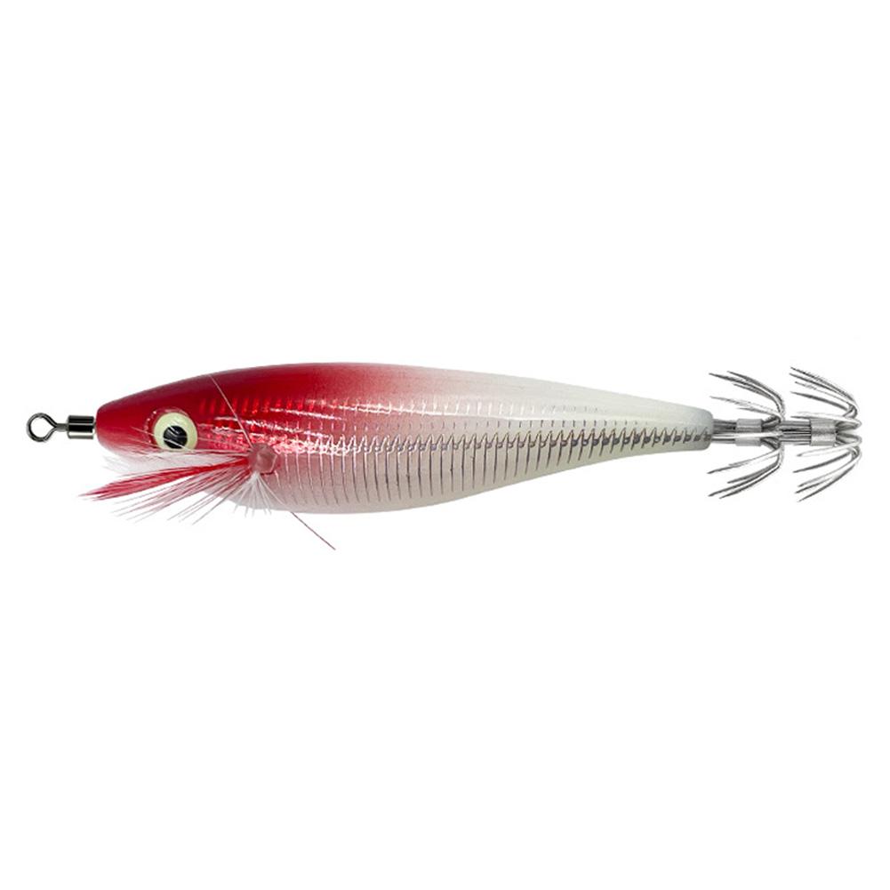 10g/10cm Squid Jig Baits Double Hook Glow In The Dark Octopus Bait Fishing Tackles Luminous Squid Jig Hooks Fishing Accessories
