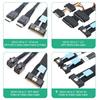 MCIO 8i 74P Slimline SAS To 2-SFF-8643 Cable 0.8m Adapter Cable Server High-Speed Adapter Cable Connection Cable Server Adapter