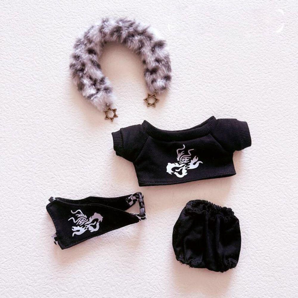 Toys Accessories Cotton Stuffed Dolls Doll Pants Doll Plush Vest Doll Fur Coat 20cm Doll Clothes