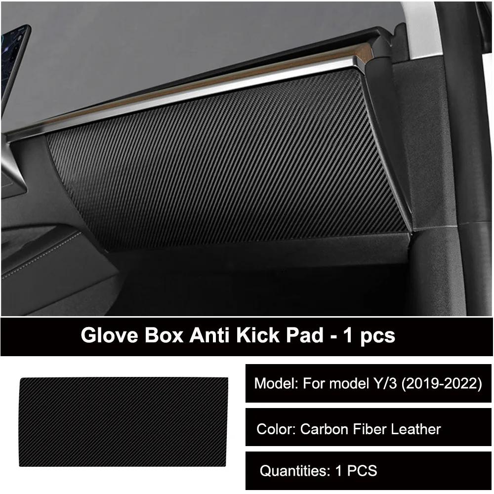 For Tesla Model 3 Y Car Door Anti-Kick Pad Leather Sticker Trim Side Door Sill Protector Cover Car Interior Decoration 2017-2025