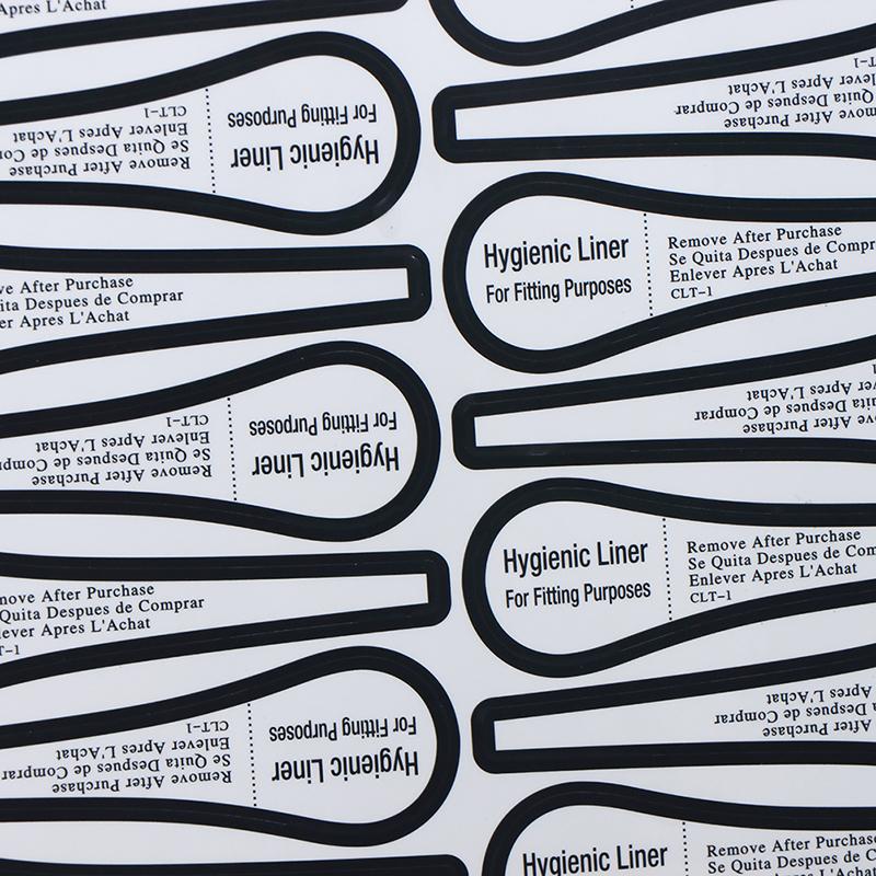 80Pcs/Set Hygiene Label Swimwear Lingerie Underwear Brief Bikini Try On Sticker