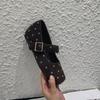 Korean polka dot square head ballet Mary Jane single shoes women's 2026 autumn and summer new one-word strap with skirt evening shoes