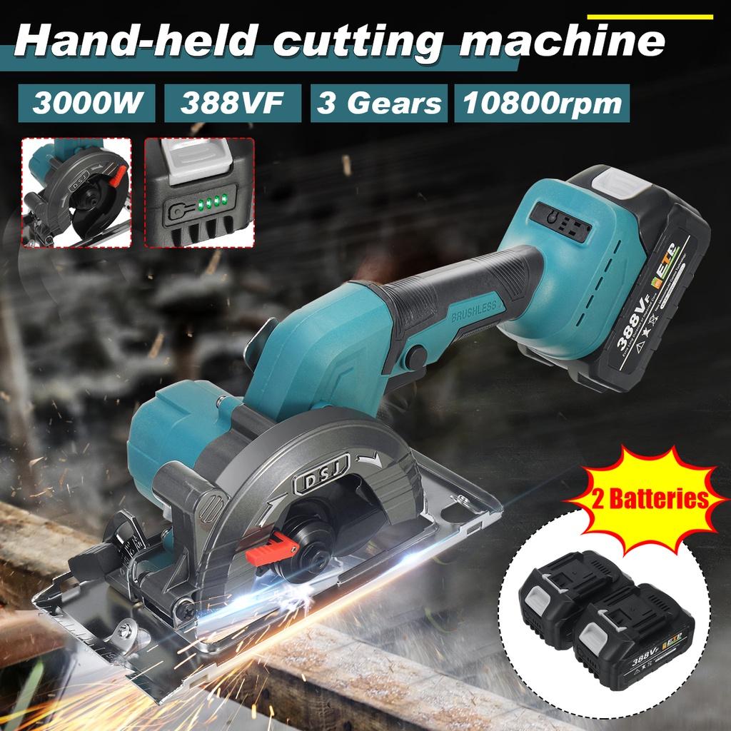 125mm 3000W Brushless Cordless Electric Circular Saw 388VF Woodworking Machine Wood Cutters for Makita 18V Battery