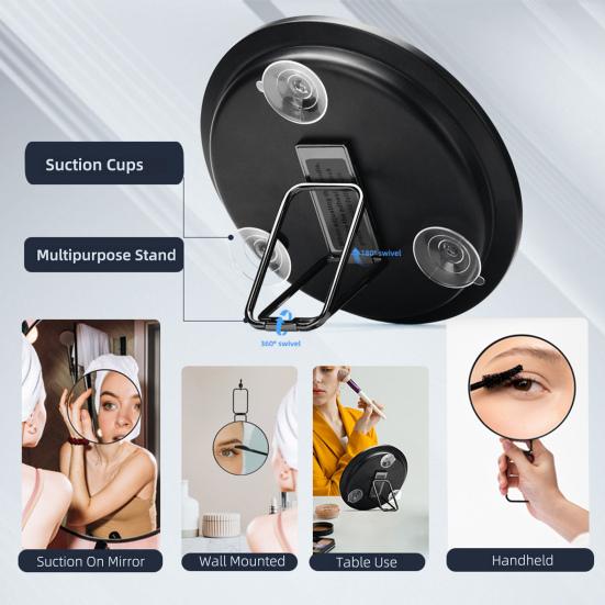 Yousheng Magnifying Mirror 10X/20X/30X Magnification Handheld Makeup Mirror Portable Beauty Tool for Home Travel