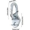 5500 lb Engine Lift Bracket Set, Stainless Steel Engine Support Bar, Large Load Capacity, Bolt On for Engine Modification, Convenient with Load