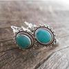 European & American Retro Turquoise Bohemian Dangle Earrings