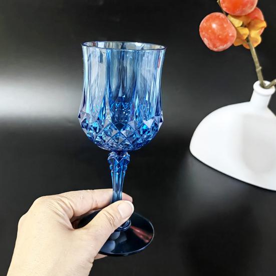Yousheng 12 шт. бокалы для вина Cordial Goblet Glasses 220 мл многоразовые пластиковые коктейльные бокалы для свадеб вечеринок