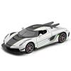 1:32 Jesko Absolut Supercar Alloy Metal Diecast Model Car Sound And Light Pull Back Children Toy Miniature Vehicle Birthday Gift