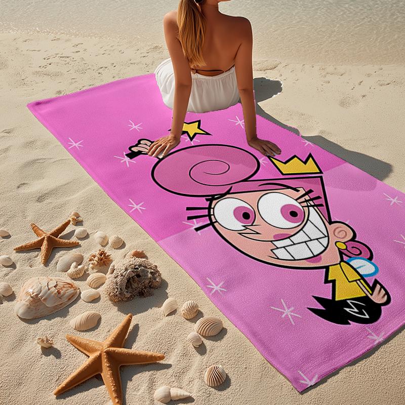 Magical Friendship timmy Adventure Beach Towel, Super Soft Microfiber, Gift for Her/Him, Birthday, for Pool, Beach, Travel, Home Decor Fan gifts