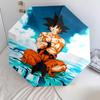 Мультяшный узор Goku из Dragon Ball, автоматический складной зонт, портативный и складной дизайн, 8 спиц, рождественский или день рождения подарок.