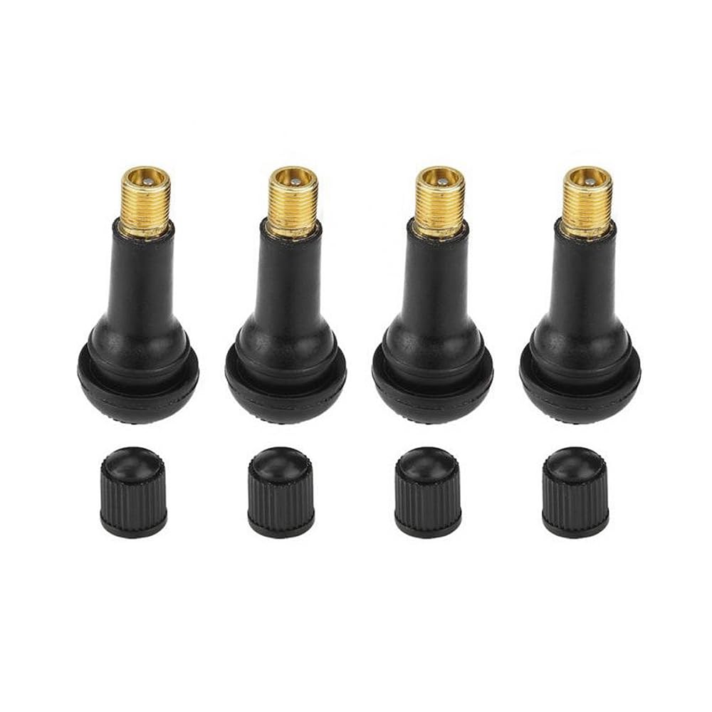 LIANHATA бескамерные шины резиновые клапаны набор из 4 TR413 бескамерные шины воздушный клапан резиновый автомобиль велосипед прямой тип (8 шт. TR413)