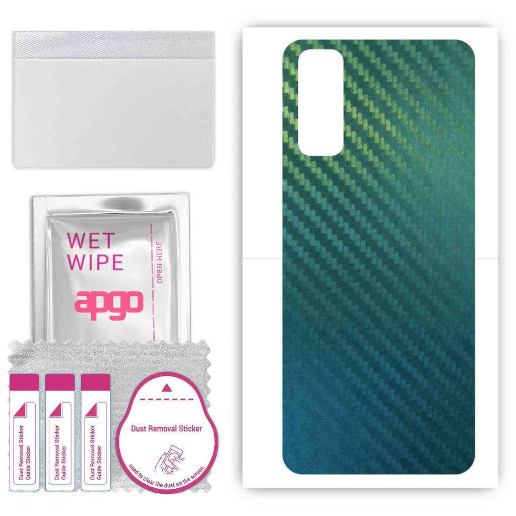 apgo Защитная наклейка для задней панели, совместимая с Vivo Y30g, пленка для обертывания, фольга, винил - Pattern Carbon Chameleon CAKA1