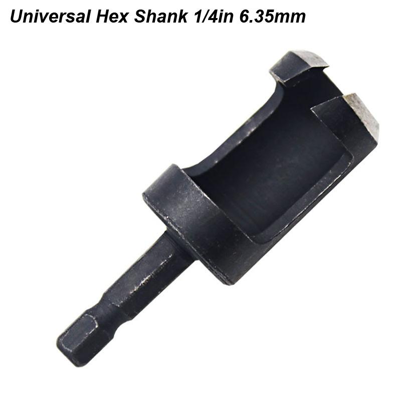 Wood Plug Cutter Drill Bit Set Straight Hole Saw Opener Router Boring Tool Tenon Deep Cork Knife Hex Shank Carpentry Woodworking