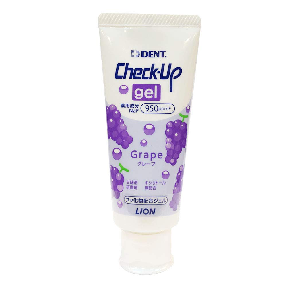 LION Lion Dental Materials 60g Check-Up Gel, Grape,