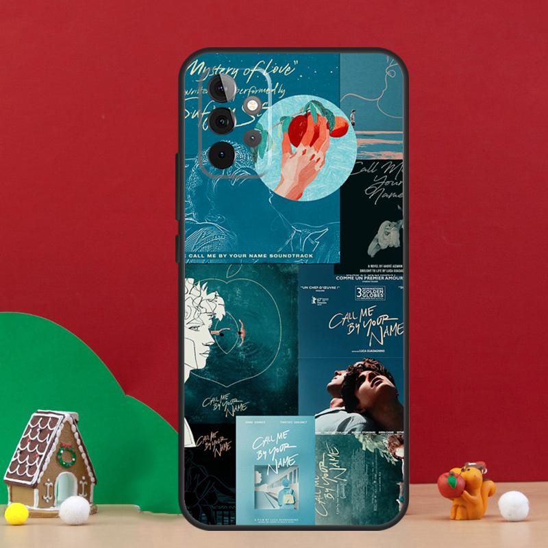 Чехол 'Назови меня своим именем' Эстетика Для Samsung Galaxy A54 A06 A16 A26 A36 A56 A53 A32 A52 A33 A13 A55 A35 A15 A14 A34 A17