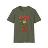 Unisex Softstyle T-Shirt Mama Elf Funny Christmas Holiday Cartoon Tee