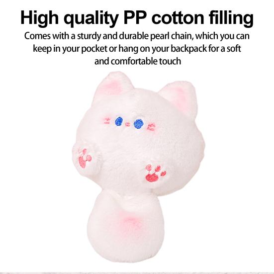 Кошка, плюшевая кукла, брелок, подвеска, милый толстый встроенный пищалка, аниме, котенок, плюшевые мягкие набивные игрушки