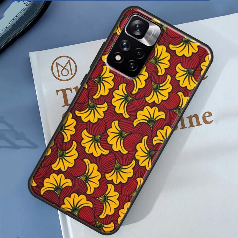African Prints Fabric Case For Xiaomi Redmi Note 14 13 Pro 12 11 9 10 9S 10S 11S 12S Redmi 13C 10C 12C 14C Cover