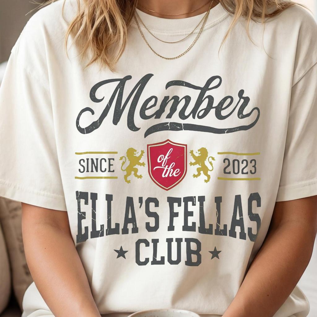 Ella Fellas Shirt, Coastal Cowgirl Bachelorette Graphic Tee, Western Cow Skull Top, Country Music Festival Clothes, Birthday Trip