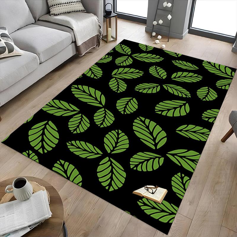 1PC leaf pattern Carpet Office Rug Mat Home Decor Area Carpet Festival Gift Office desk chair carpet Longlasting Material