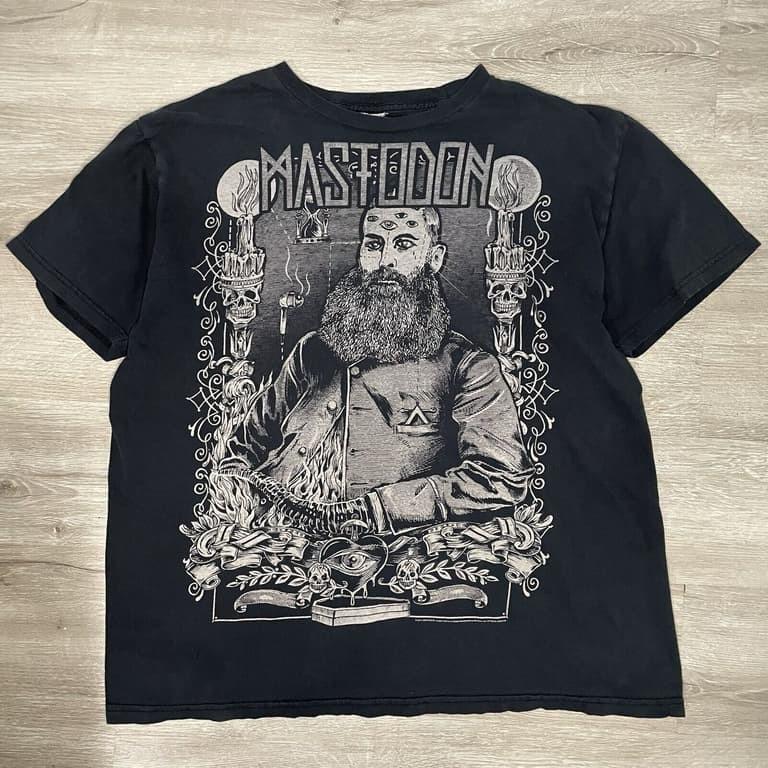 Mastodon Shirt Men Sludge Heavy Metal Band Graphic Tee Black remake PA9360 Unisex T-Shirt