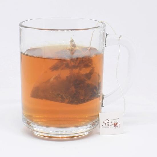 The Indian Chai Arjun Tea For Good Heart 15 Pyramid Tea Bags With Arjuna Bark, Ashwagandha, Bhahmi, Shankhpushpi, Assam, 30 Gm