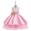 Girl Tutu Flower Dress For Girls Winter Clothing Children Christmas Birthday Party Princess Gown Dresses Kids Bead Tutu Costume