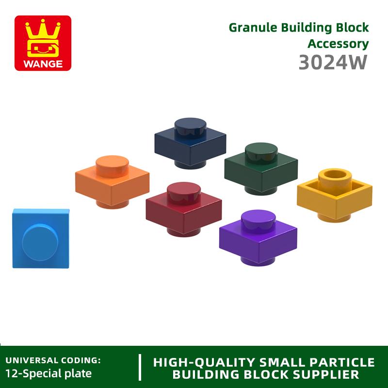 549Pcs/lot 3024W 1x1 Double Cylinder Brick Moc Colour Accessories Works With featuring Block DIY Children's Toy S1355