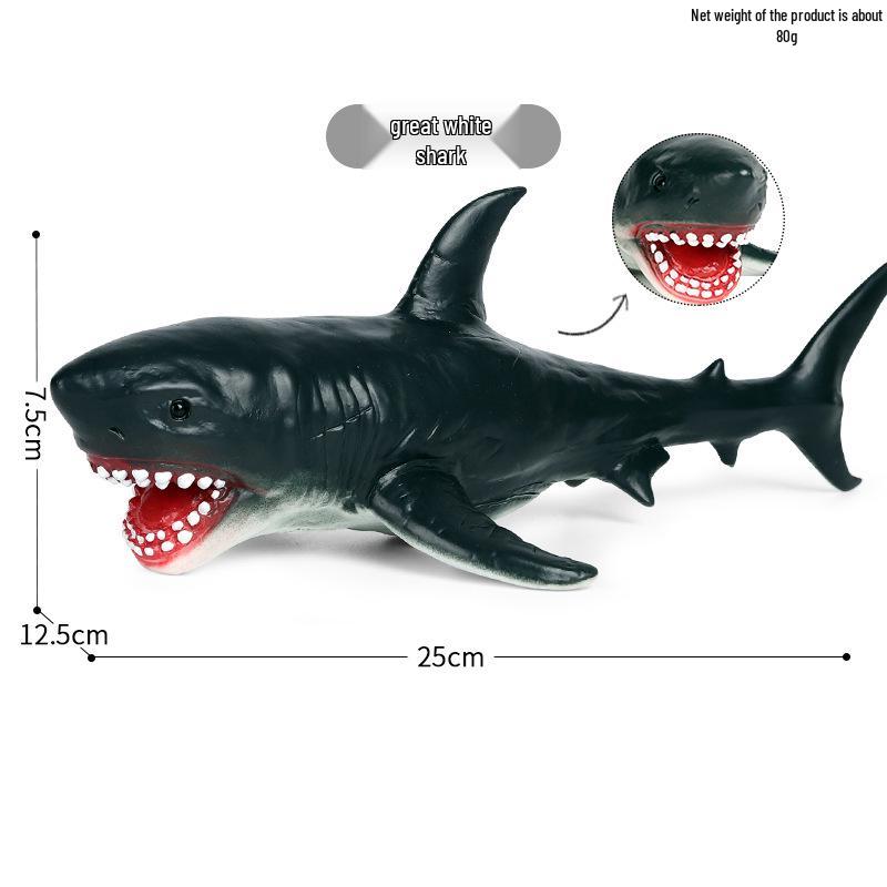 Marine Animal Simulation Toy Set: Sea Cucumber, Beluga Dolphin - Soft Rubber Models for Children's Learning & Decor.