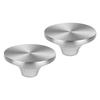 BESTonZON 2-Piece Stainless Steel Pot Top Lid Knob, Pot Lid Knob, Pot Cover Handle, Anti-Scald Cookware Knob, Stainless Steel Pot Grip, Pot Lid Handle
