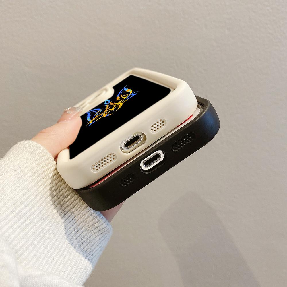 LZ26 National Emblem Flag Art Silicone Phone Case for iPhone 11 13 14 15 16 Pro Max 7 8 16 Plus 12 Mini XS Max XR Shockproof Back Cover