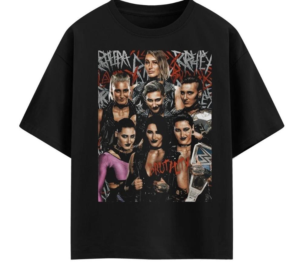 WWE Риа Рипли Черная Унисекс Футболка 2025