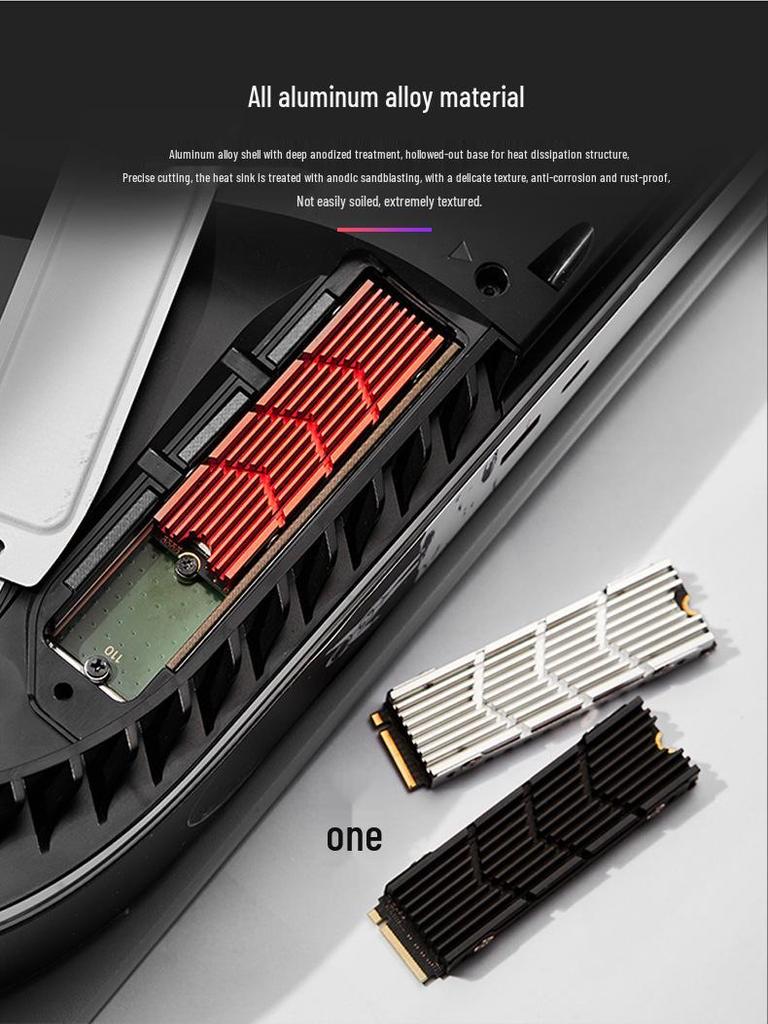 Охладитель SSD Iceberg M2 Pro: Поддерживает твердотельные накопители PS5 2280 NVMe M.2