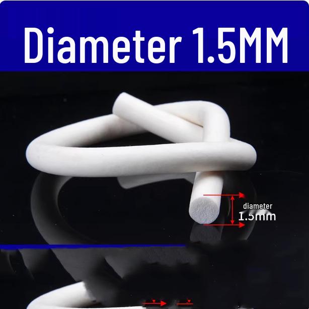 Круглый шнур из силиконовой пены - Термостойкая уплотнительная лента (2/3/4/5/6/7/8/9/10 мм)