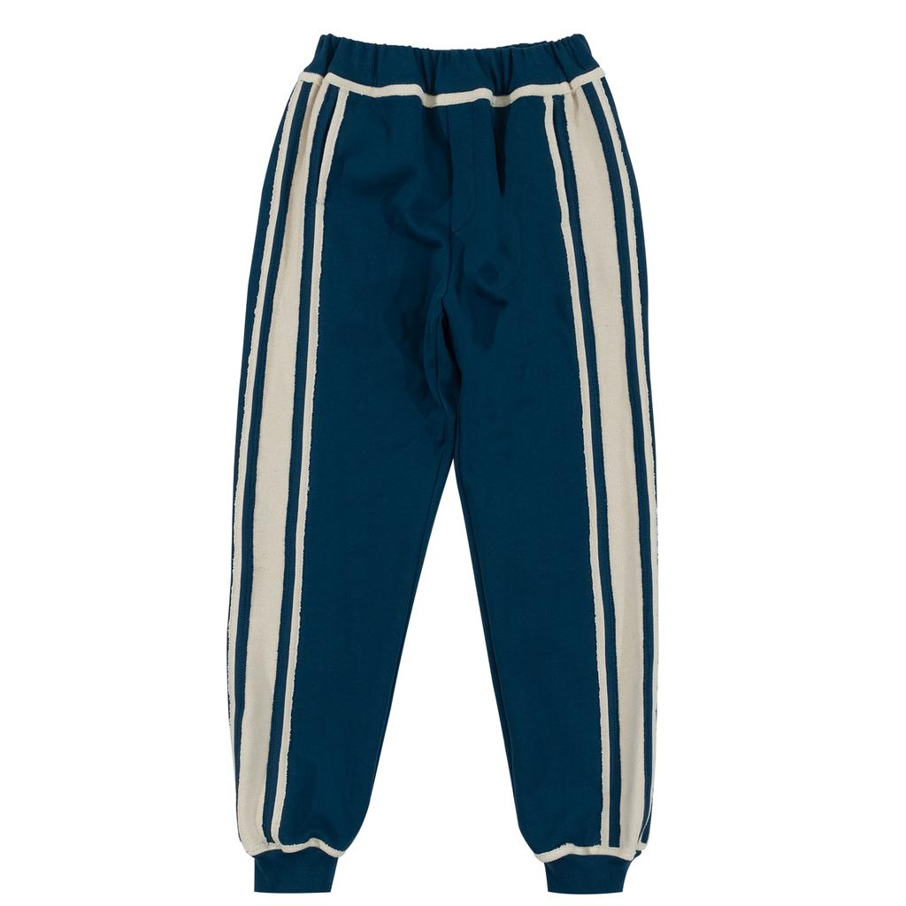 OUT OF TRUNK Side Line Sweatpants (Blue)