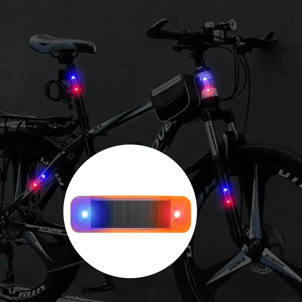 Мини светодиодный автомобильный предупреждающий свет на солнечной энергии, ночная охранная имитация сигнализации, беспроводная противоугонная предупреждающая лампа, мигающая имитация сигнализации