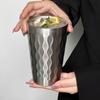 Slip Resistant Stainless Steel Tumbler Double Layer Drink Cup Insulated Tumbler  Restaurants