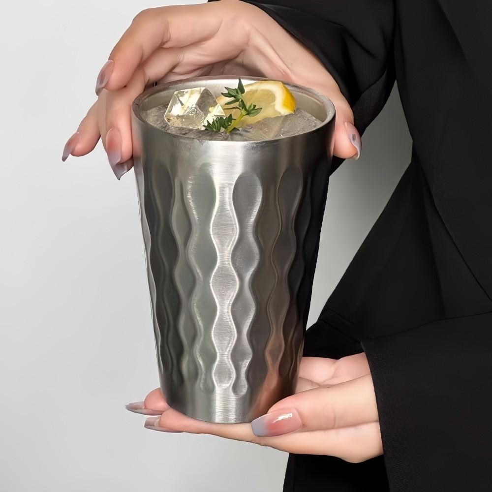 Slip Resistant Stainless Steel Tumbler Double Layer Drink Cup Insulated Tumbler Restaurants