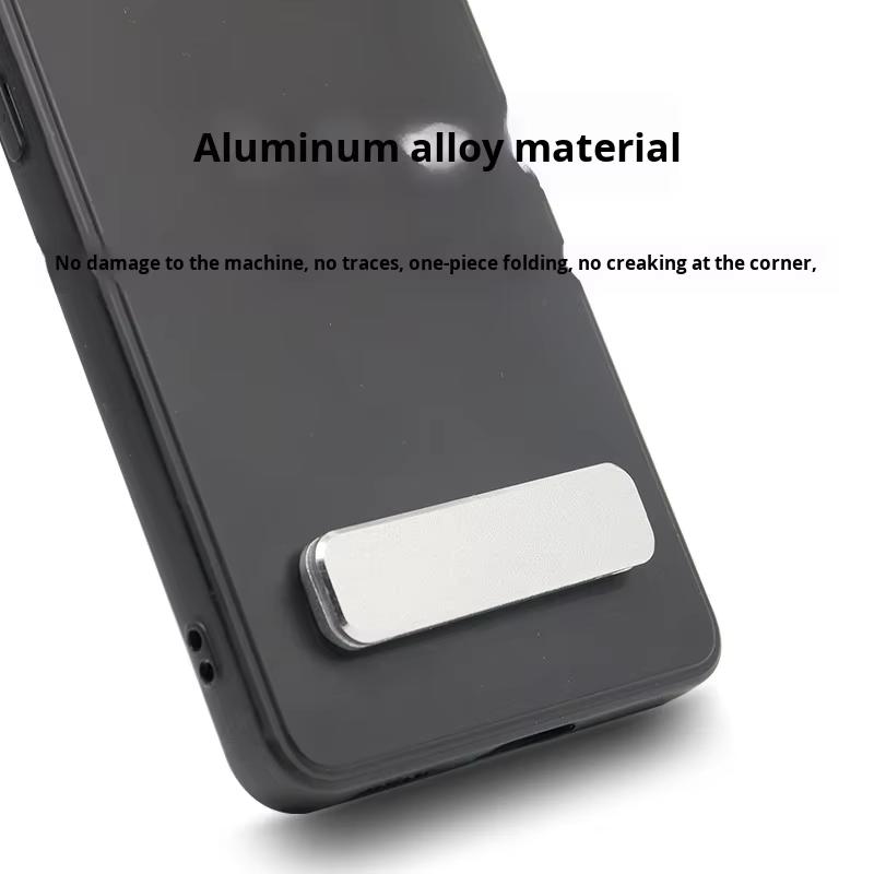Back Sticker Phone Stand Foldable Ultra-thin Invisible Desktop Portable Phone Case Adhesive Alloy Support Stand