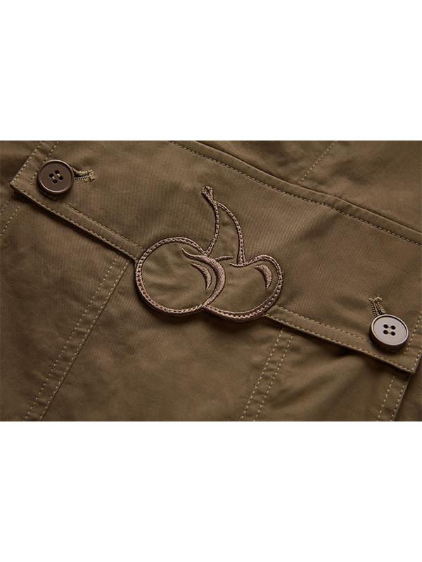 KIRSH Knee Tuck Wide Fit Cargo Pants [Khaki]